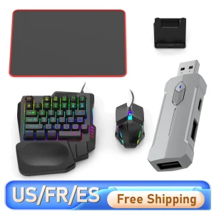 5 in 1 Mobile Game Converter Keyboard Mouse